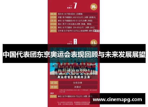 中国代表团东京奥运会表现回顾与未来发展展望